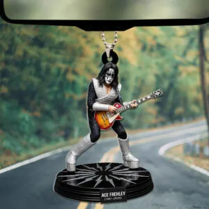KISS x Ace Frehley Custom shape 2-sided Acrylic Car Ornament - TANTN17672