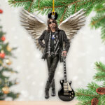 Kiss x Ace Frehley Custom Shape 2-sided Acrylic Ornament – TANTN17640