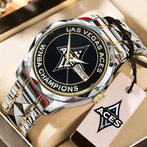 Las Vegas Aces 2025 WNBA Champions Alloy Luxury Quartz Watch - TMTHU1446