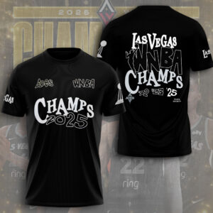 Las Vegas Aces 2025 WNBA Champions 3D Apparel - TMTHU1417
