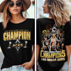 Las Vegas Aces 2025 WNBA Champions 3D Apparel - TMTHU1481