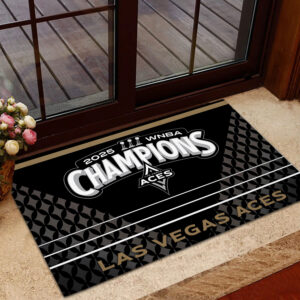 Las Vegas Aces 2025 WNBA Champions Doormat - TMTHU1484