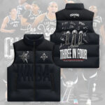 Las Vegas Aces WNBA 2025 Champions 3D Sleeveless Down Jacket – TMTHU1637