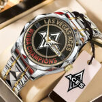 Las Vegas Aces WNBA Champions 2025 Alloy Luxury Quartz Watch – TMTHU1470