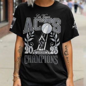Las Vegas Aces 2025 WNBA Finals Champions 3D Apparel - TANTN17349