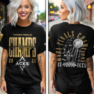 Las Vegas Aces 2025 WNBA Finals Champions 3D Apparel - TANTN17433