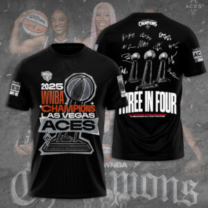 Las Vegas Aces 2025 WNBA Finals Champions 3D Apparel - TANTN17442