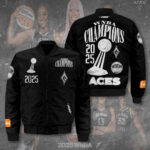 Las Vegas Aces 2025 WNBA Finals Champions 3D Bomber Jacket – TANTN17449