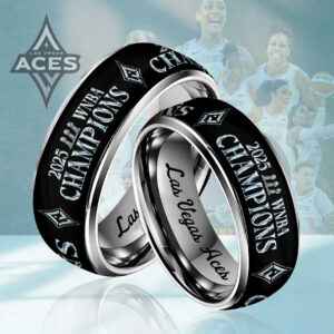 Las Vegas Aces 2025 WNBA Finals Champions Custom Alloy Ring - HOATT13764