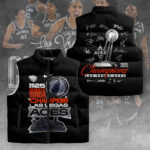 Las Vegas Aces 2025 WNBA Finals Champions 3D Sleeveless Down Jacket – TANTN17687