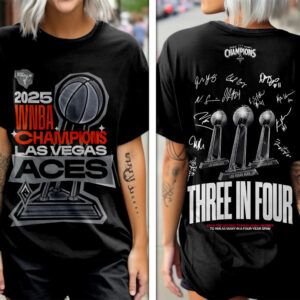 Las Vegas Aces 2025 WNBA Finals Champions 3D Apparel - HOATT13763