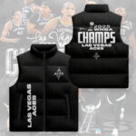 Las Vegas Aces 2025 WNBA Champions 3D Sleeveless Down Jacket – TMTHU1636