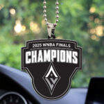 Las Vegas Aces 2025 WNBA Finals Champions Custom shape 2-sided Acrylic Car Ornament – TANTN17333