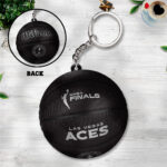 Las Vegas Aces 2025 WNBA Finals Champions Custom Shape 2-sided Keychain – TANTN17332