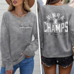 Las Vegas Aces 2025 WNBA Finals Champions Round Neck Raglan Sleeve Sweatshirt – HOATT13785