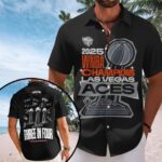 Las Vegas Aces 2025 WNBA Finals Champions Short Sleeve Button-Down Shirt – HOATT13971