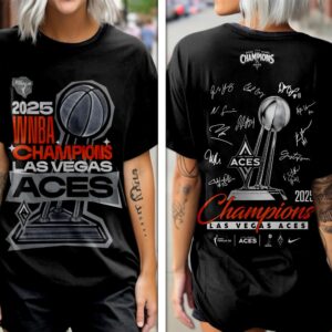 Las Vegas Aces 2025 WNBA Finals Champions 3D Apparel - HOATT13784