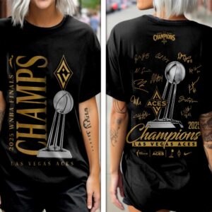 Las Vegas Aces 2025 WNBA Finals Champions 3D Apparel - HOATT13786