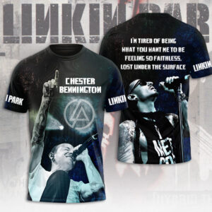 Linkin Park x Chester Bennington 3D Apparel - MAITM 8142