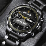 Las Vegas Raiders x Rolex Black Stainless Steel Watch - MAITM13211