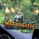Megadeth Custom shape 2-sided Acrylic Car Ornament – TMTHU1722