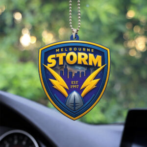 Melbourne Storm Custom Shape 2-sided Acrylic Car Ornament – TMTHU1262
