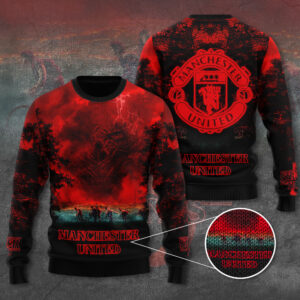 Manchester United x Stranger Things Ugly Sweater - TANTN17780