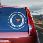 McLaren Formula 1 Team 2025 Constructors’ 10 Times 3D Car Sticker – TANTN17394