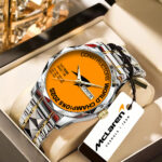McLaren Formula 1 Team 2025 Constructors’ 10 Times Alloy Luxury Quartz Watch – TANTN17267