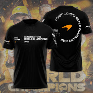McLaren Formula 1 Team 2025 Constructors' 10 Times 3D Apparel - TANTN17188