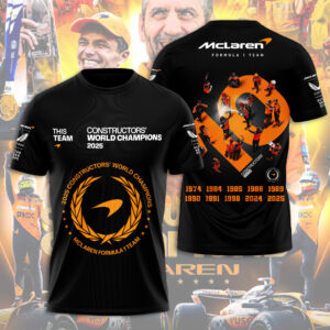 McLaren 2025 Constructors' Champions 3D Apparel - HOATT13647