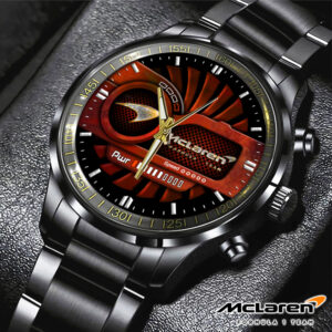 McLaren Black Stainless Steel Watch - HOATT 6063