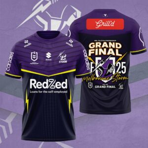 Melbourne Storm Grand Final 2025 3D Apparel - HOATT13520