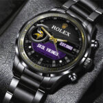 Minnesota Vikings x Rolex Black Stainless Steel Watch - MAITM13215