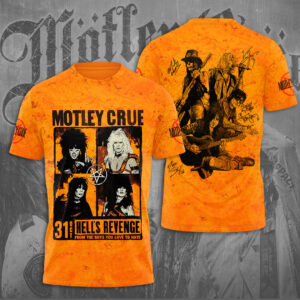 Mötley Crüe 3D Apparel - NGHIAVT 0818