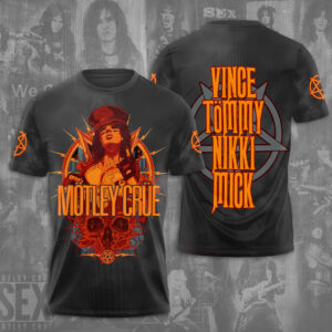 Mötley Crüe 3D Apparel - NGHIAVT 1060