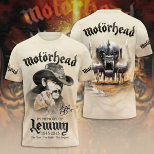 Motörhead x Lemmy Kilmister 3D Apparel - MAITM 4326