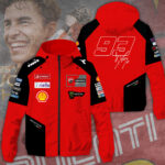 Ducati Lenovo Team x Marc Márquez 2025 3D Windbreaker Jacket - NGHIAVT5091