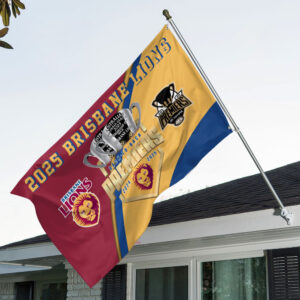 Brisbane Lions 3D House Flag - NGHIAVT5113