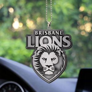 Brisbane Lions Custom Shape 2-sided Acrylic Car Ornament – NGHIAVT5114
