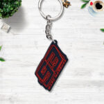 Ducati Lenovo Team x Marc Márquez 2025 Custom Shape 2-sided Keychain - NGHIAVT5134