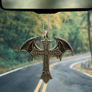 Ozzy Osbourne Custom Shape 2-sided Acrylic Car Ornament – NGHIAVT5146