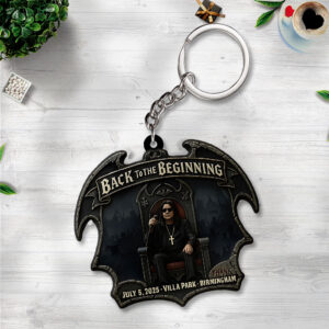 Ozzy Osbourne Custom Shape 2-sided Keychain - NGHIAVT5147