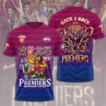 Brisbane Lions 2025 3D Apparel - NGHIAVT5151