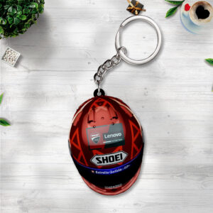 Ducati Lenovo Team x Marc Márquez 2025 Custom Shape 2-sided Keychain - NGHIAVT5163