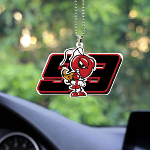 Ducati Lenovo Team x Marc Márquez 2025 Custom Shape 2-sided Acrylic Car Ornament – NGHIAVT5169