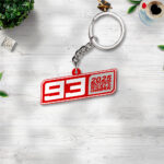 Ducati Lenovo Team x Marc Márquez 2025 Custom Shape 2-sided Keychain - NGHIAVT5170