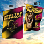 Brisbane Broncos 2025 3D Double-side House Flag - NGHIAVT5185.1