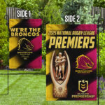 Brisbane Broncos 2025 Double-side Garden Flag - NGHIAVT5185