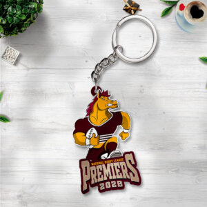 Brisbane Broncos 2025 Custom Shape 2-sided Keychain - NGHIAVT5190